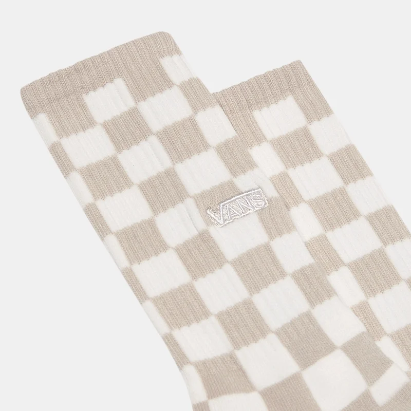 VANS Beige Men's Checkerboard Crew Socks (1 Pair) for Men | Best Price UAE