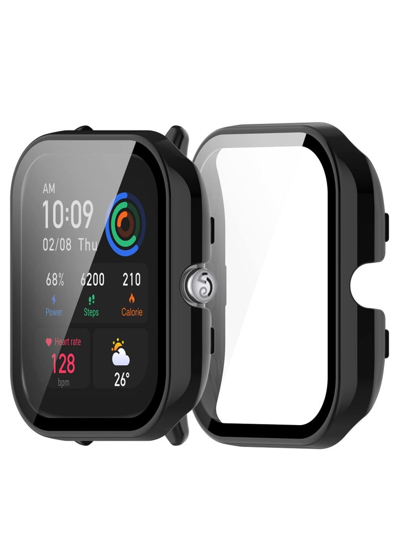Protective Case Compatible for Amazfit GTS 4 Mini Screen Protector All-Around Case Tempered Glass Bumper Full Cover Shell Coverage Cases for Amazfit GTS4 Mini Smartwatch Accessory - Image 1