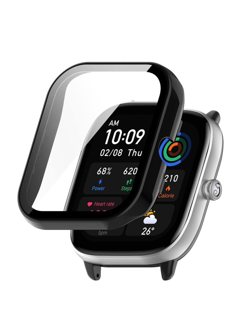 Protective Case Compatible for Amazfit GTS 4 Mini Screen Protector All-Around Case Tempered Glass Bumper Full Cover Shell Coverage Cases for Amazfit GTS4 Mini Smartwatch Accessory - Image 3