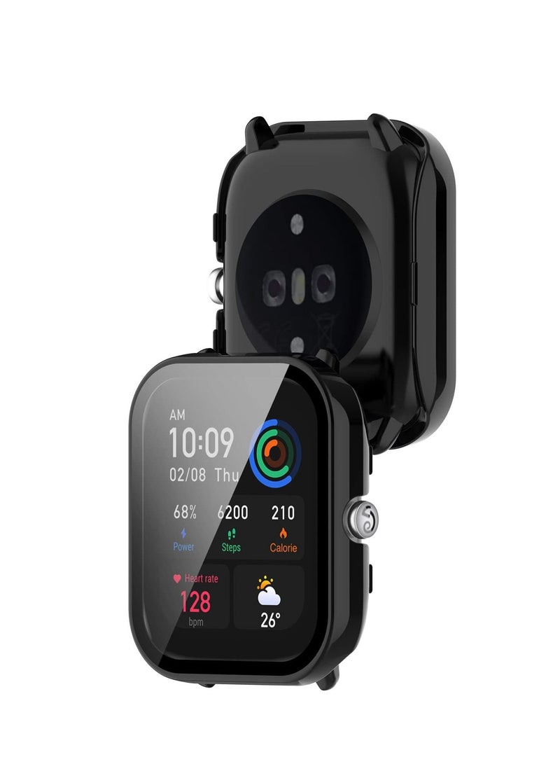Protective Case Compatible for Amazfit GTS 4 Mini Screen Protector All-Around Case Tempered Glass Bumper Full Cover Shell Coverage Cases for Amazfit GTS4 Mini Smartwatch Accessory - Image 2