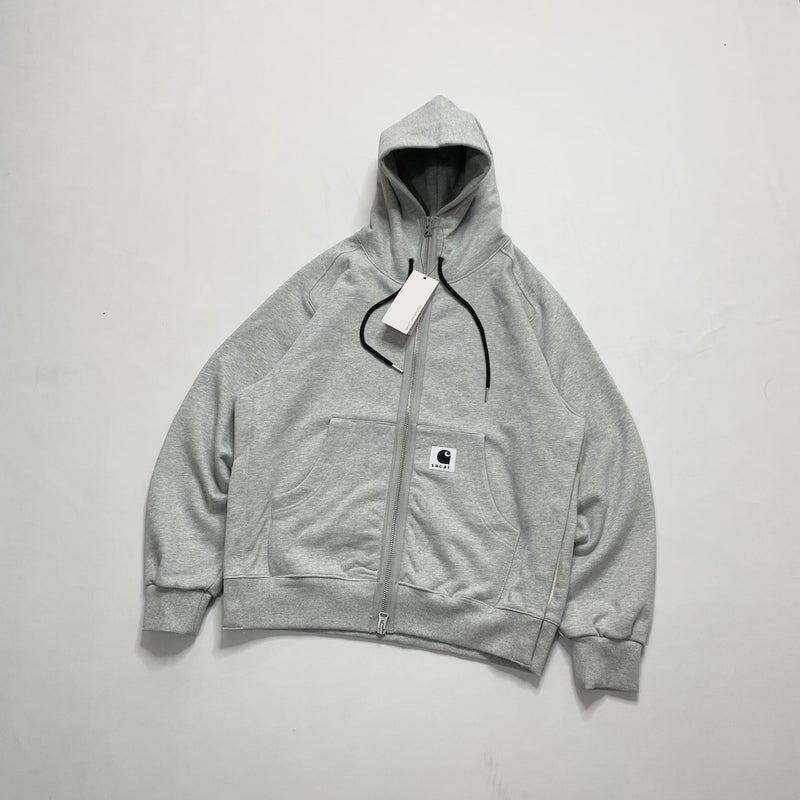 High quality Kaha carha joint name sac @ I fleece-lined hooded zipper cardigan sweater couples mens and womens hoodie Black - Image 2
