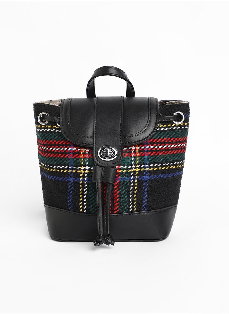 Haute Sauce The Tartan Mini Backpack - Multicolour  - Image 4