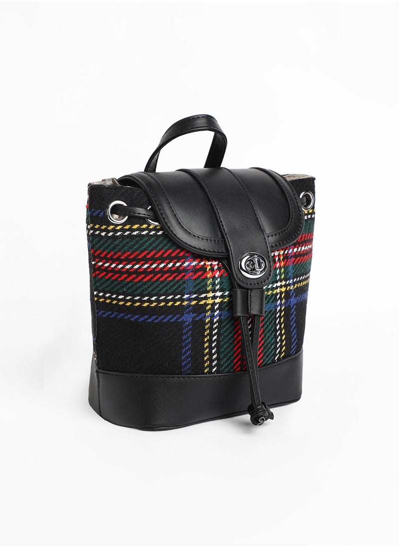Haute Sauce The Tartan Mini Backpack - Multicolour  - Image 5
