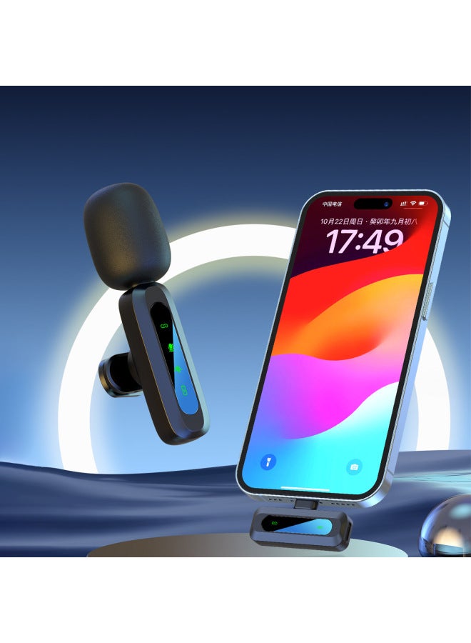 Neutral J3 Wireless Lavalier Microphone Digital Display Version Video Recording Intelligent Noise Reduction Mini Microphone - Image 4