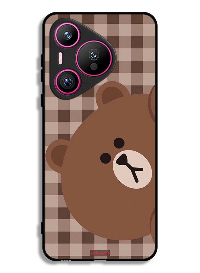 Tolwak Huawei Pura 70 Protective Case Cover Teddy Bear - Image 1