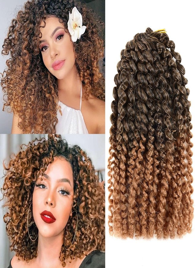 Yongyi 8 Inch Passion Twist Hair Short Marlybob Crochet Hair Marlybob Marlybob Crochet Braids Hair Crochet Hair For Black Women (8 Inch, 1B/27 9 Bundles Marlybob) - Image 1