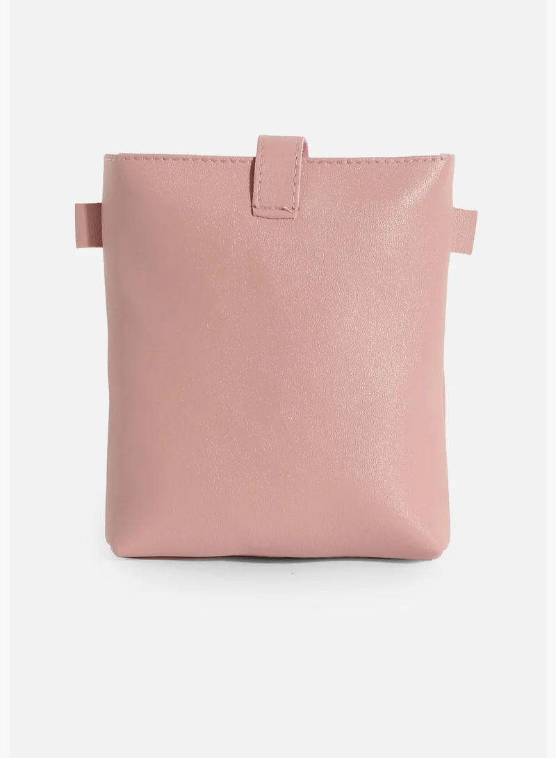 Haute Sauce Solid Casual Oversized Sling Bag with Push Lock For Women