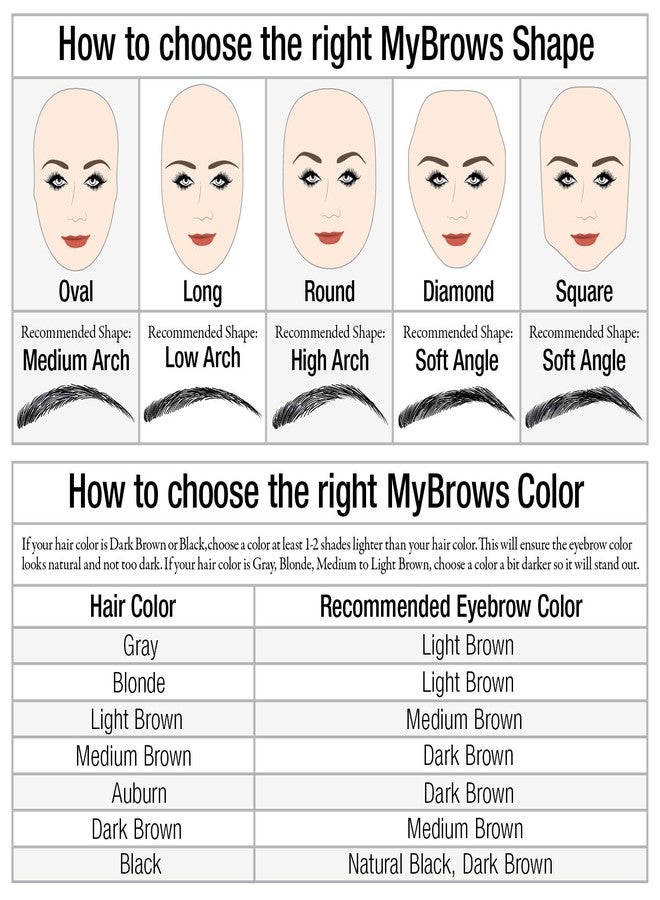 Godefroy MyBrows Long Lasting Eyebrow Transfers, High Arch, Natural Black, 48-Pairs of Brows (96 Individual transfers) - Image 4