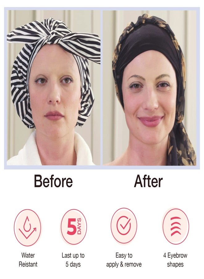 Godefroy MyBrows Long Lasting Eyebrow Transfers, High Arch, Natural Black, 48-Pairs of Brows (96 Individual transfers) - Image 5