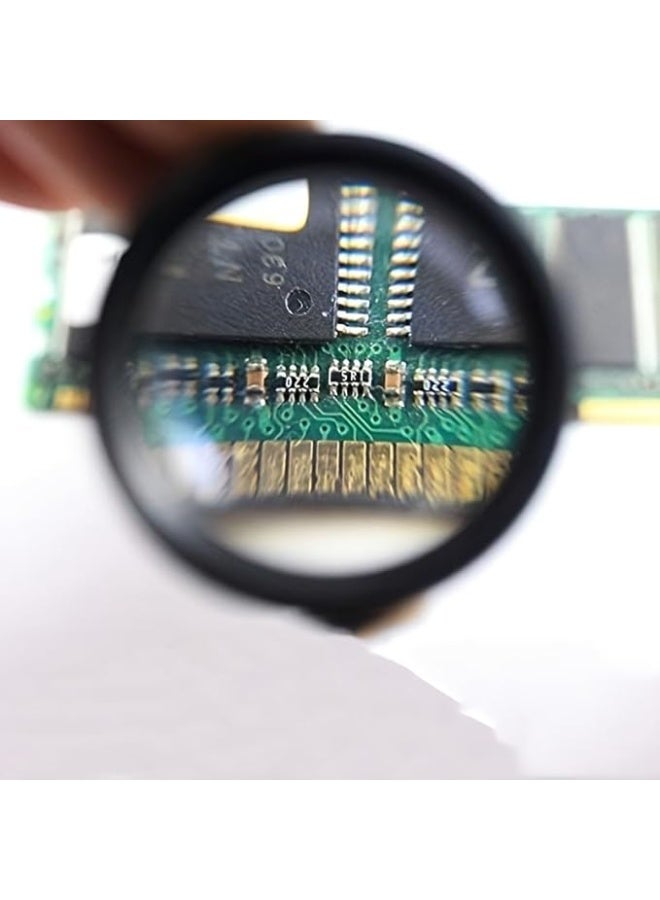 ماي سوق - عدسة مكبرة احترافية 30x36 بصرية، مكبر يدوي معدني عالي الدقة لفحص المجوهرات، العملات، والقراءة الدقيق - Image 3