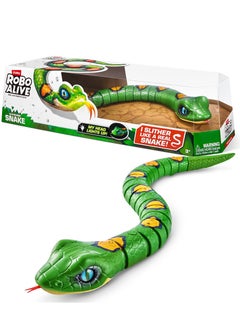 ROBO ALIVE ZURU ROBO ALIVE Robotic Pet Slithering SNAKE for Ages 3+ (Green)  - Image 1