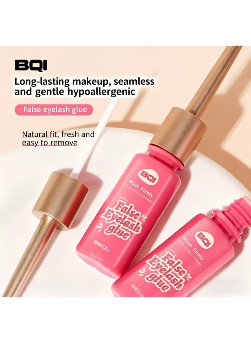 BQI Must-Have for Beginners | Quick-Dry Invisible False Eyelash Glue: Long-Lasting Hold, Waterproof & Sweat-Proof Without Residue, Gentle & Odor-Free, Effortlessly Creates Barbie Big Eyes - Image 3