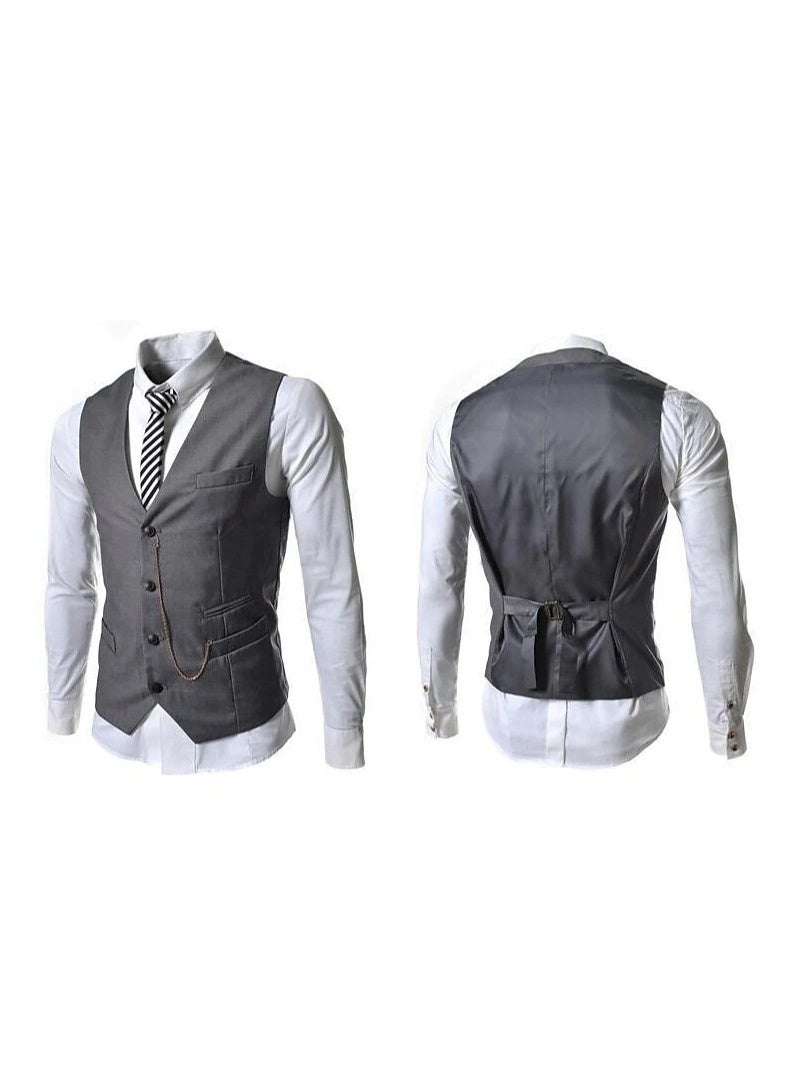 Shougu New Fashionable Casual Men's Suit Vest - Image 1