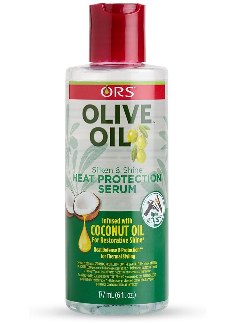 ORS ORS Olive Oil Heat Protection Hair Serum, 6oz  - Image 1
