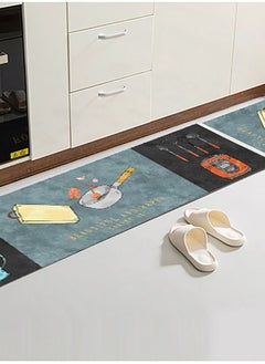 Arabest 2-Piece Geometric Pattern Kitchen Rugs Mats  - Image 2