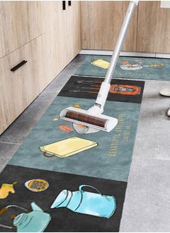 Arabest 2-Piece Geometric Pattern Kitchen Rugs Mats  - Image 5