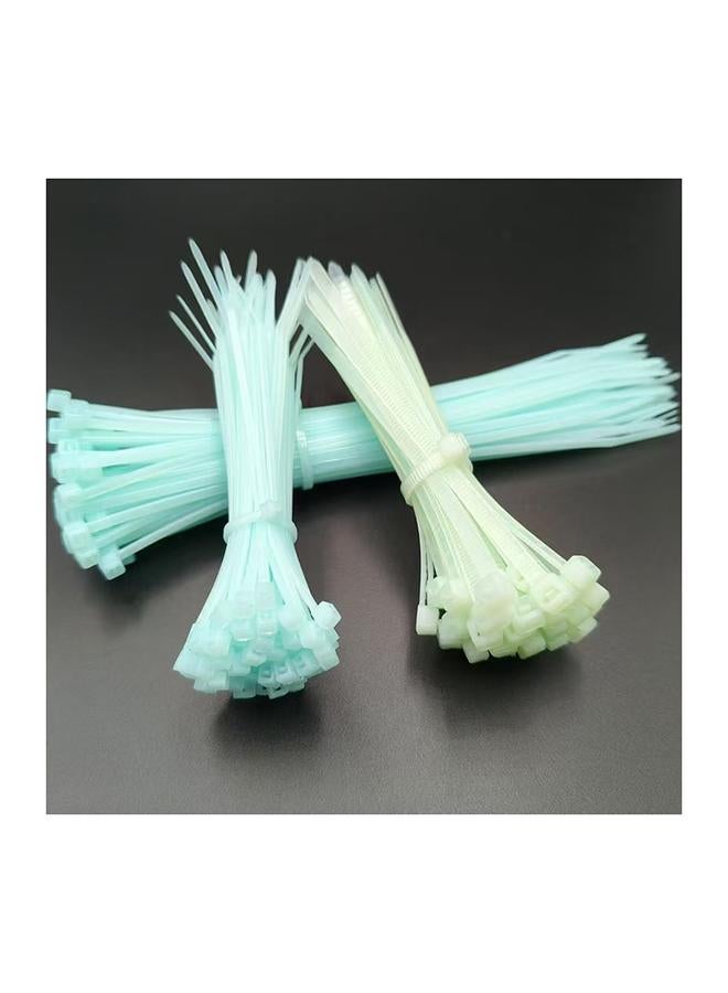 High Temperature Resistant 130 Degree Green Cable Tie Self-locking Thick Plastic Flame Retardant Wire Harness Cord Wholesale