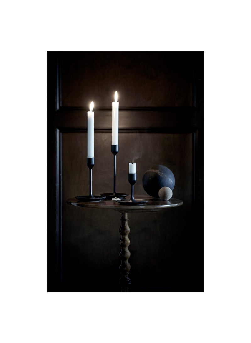 Candlestick Set Of 3 Black - Image 3