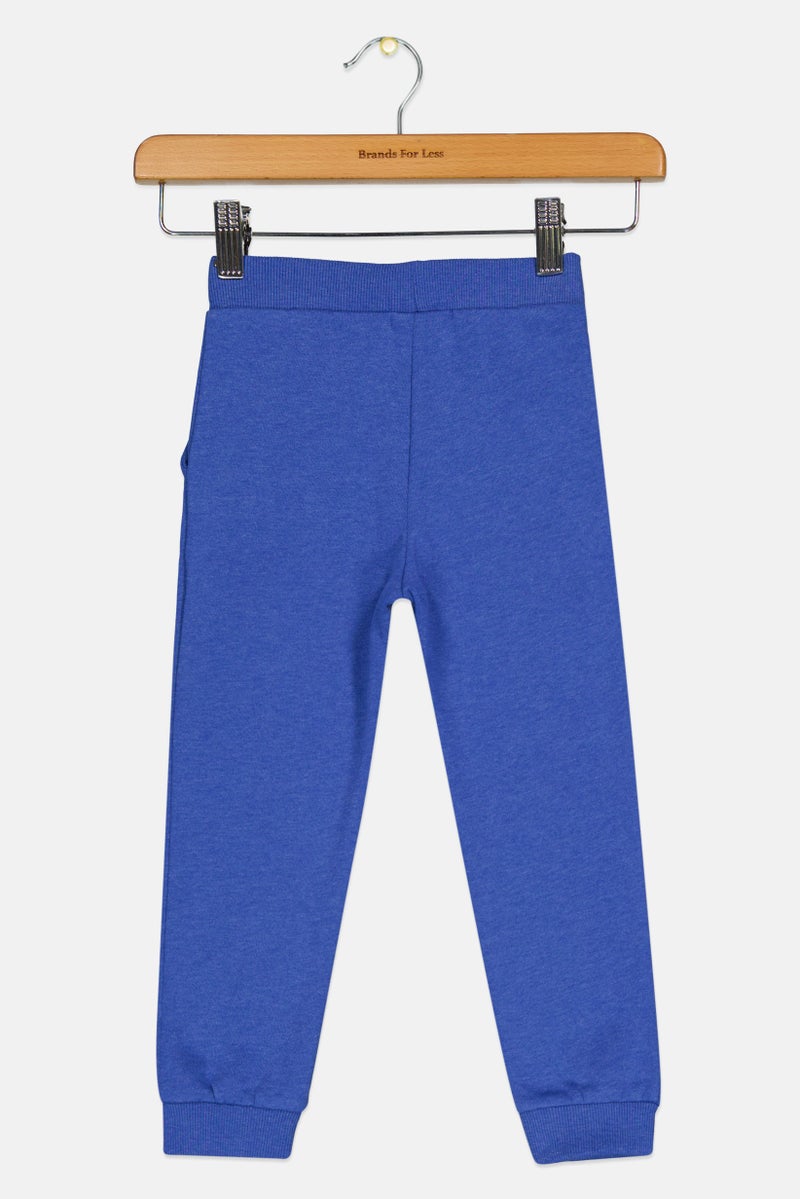 NAME IT Toddlers Girl Embroidered Sweatpants, Blue - Image 2