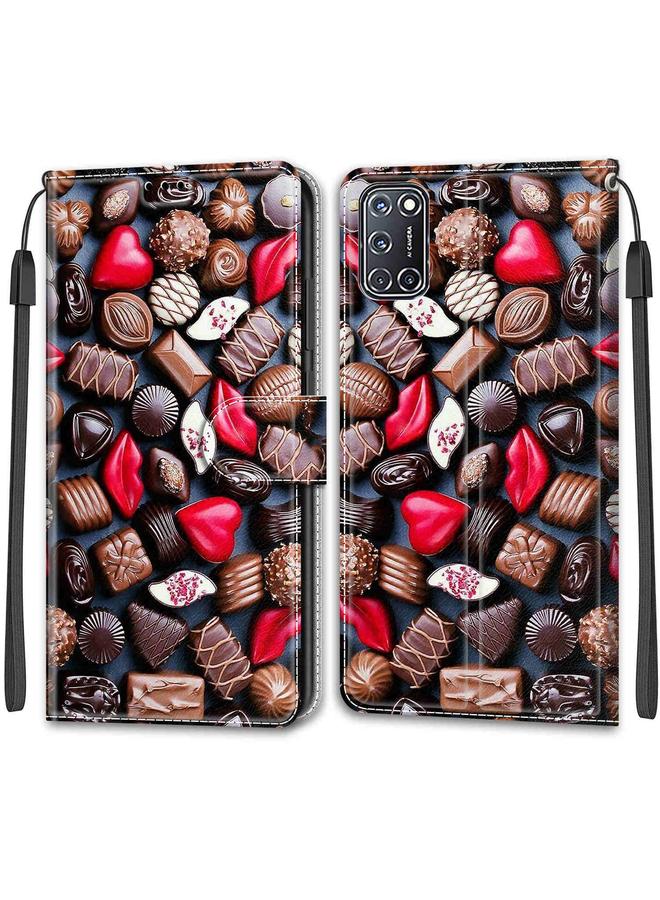 erorex Case For OPPO A52 / A92 / A72 Voltage Coloured Drawing Magnetic Clasp Horizontal Flip PU Leather Case with Holder & Card Slots - Image 2