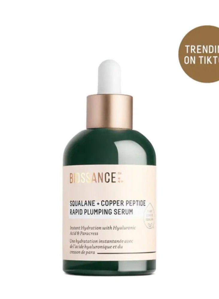 BIOSSANCE SQUALANE + COPPER PEPTIDE RAPID PLUMPING SERUM - Image 1