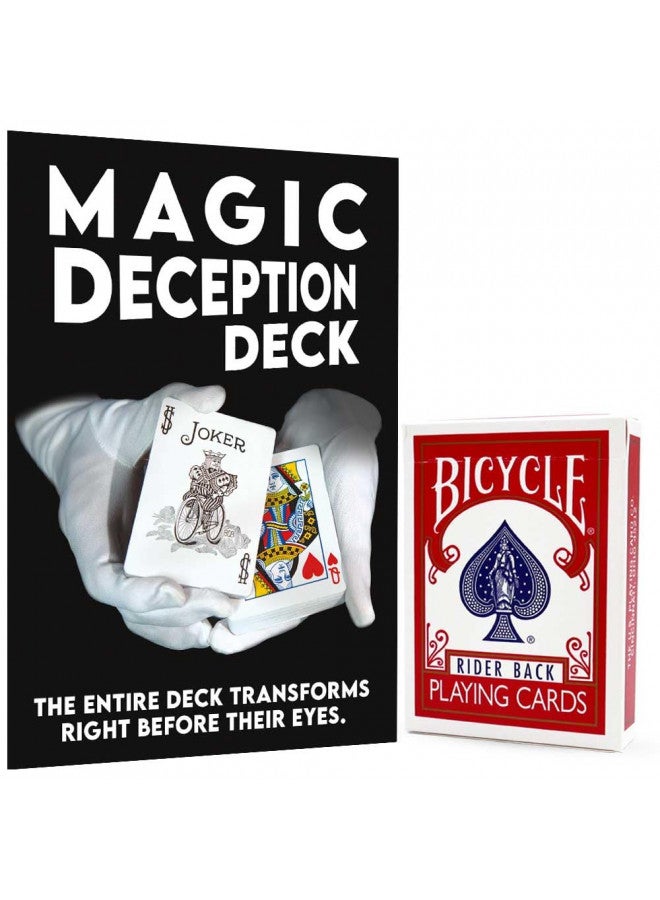 Magic Makers Magic Deception Deck - Color Changing Magic Card Trick