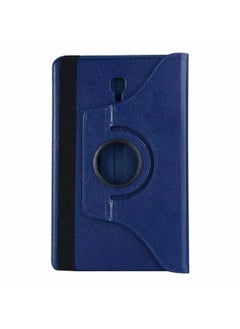360 Rotating Litchi Grain Pattern Leather Case For Tab Full Series 7/8/9.7/10.1/10.5 Tablets-Color:Dark Blue-Applicable Model:Tab S 10.5 T800/T805