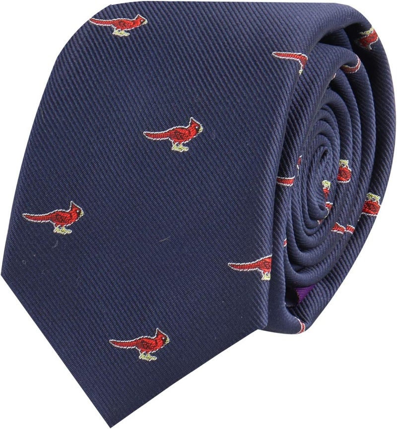 AUSCUFFLINKS Animal Ties | Woven Skinny Neckties | Groomsmen Wedding Ties | Work Ties for Him - Image 1