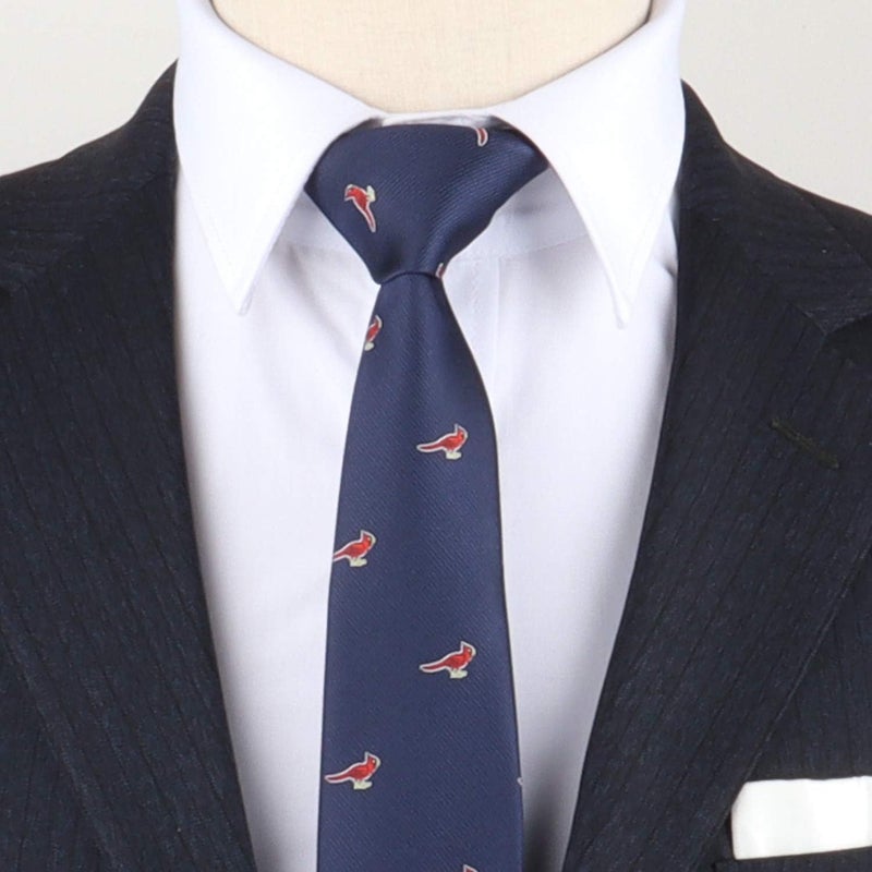 AUSCUFFLINKS Animal Ties | Woven Skinny Neckties | Groomsmen Wedding Ties | Work Ties for Him - Image 2