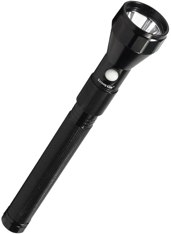 سترونج لايت مصباح يدوي LED قابل لإعادة الشحن ومقاوم للماء بدرجة IPX8 مصنوع من الألومنيوم عالي الجودة ومدى طويل 2500 متر، مصباح يدوي عالي الإضاءة CREE XP E2 LED ساطع في الولايات المتحدة الأمريكية SRL400WP - Image 1