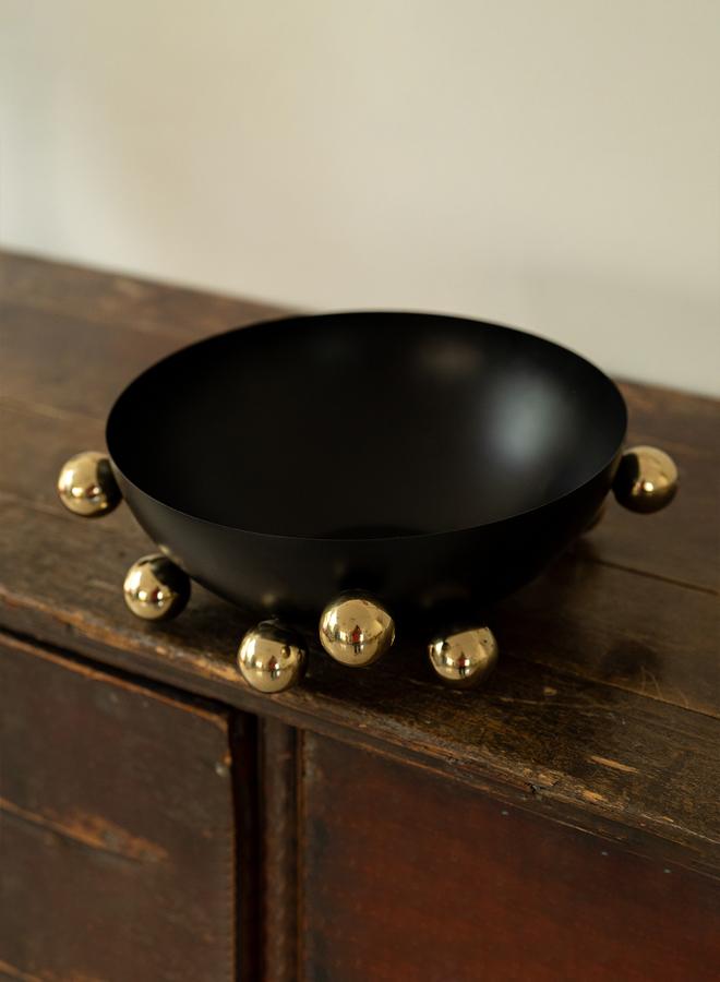 Curate Home Bubble Decorative Bowl Black - Stainless Steel - Image 2