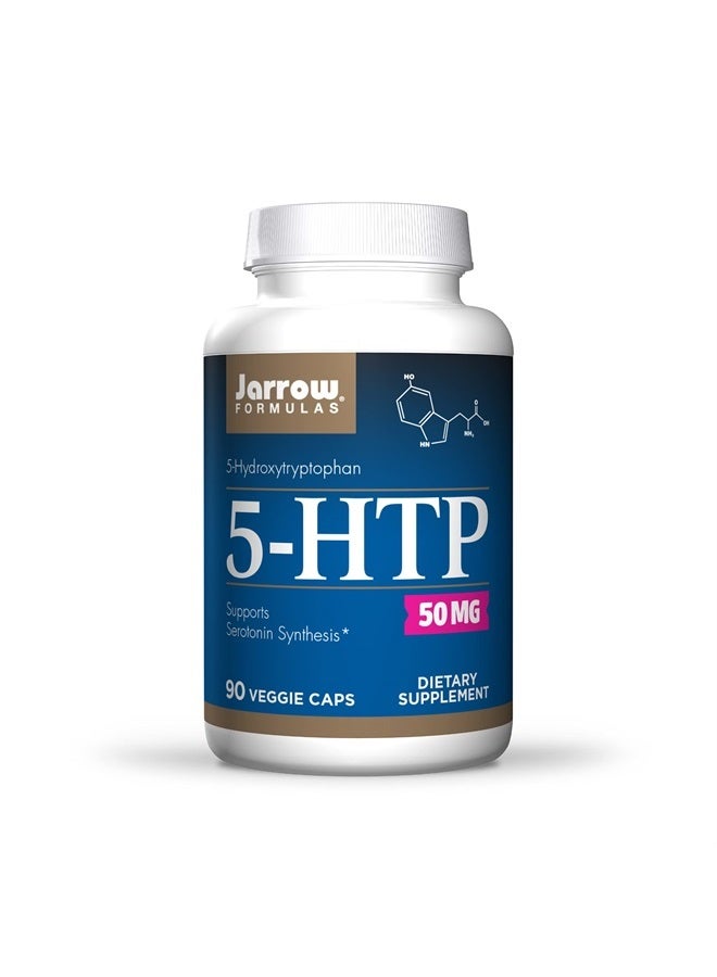 jarrow formulas 5-HTP - 90 Veggie Caps - Supports Melatonin Production & Serotonin Synthesis - 90 Servings