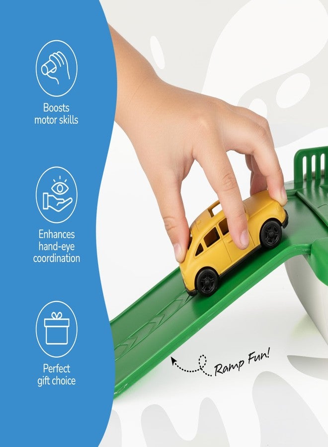 ArtCreativity Ferry Boat Bath Toy for Toddlers - 9 Pcs - Baby Bathtub Floating Water Toy with 4 Mini Cars, 4 Squirter Animals, Lights & Sounds for Imaginative Play - Kids Birthday Gift Party Favor - Image 5