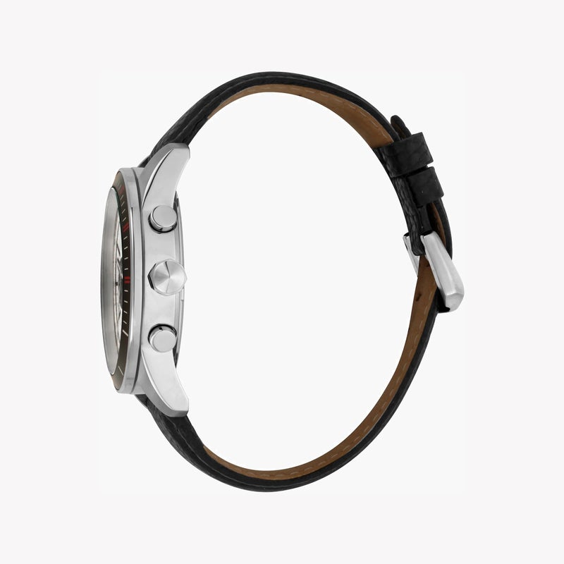 جاست كافالي ساعة رجال أنيقة من جاست كافاللي JC1G166L0015 مصنوعة من الجلد والفولاذ المقاوم للصدأ - Image 2