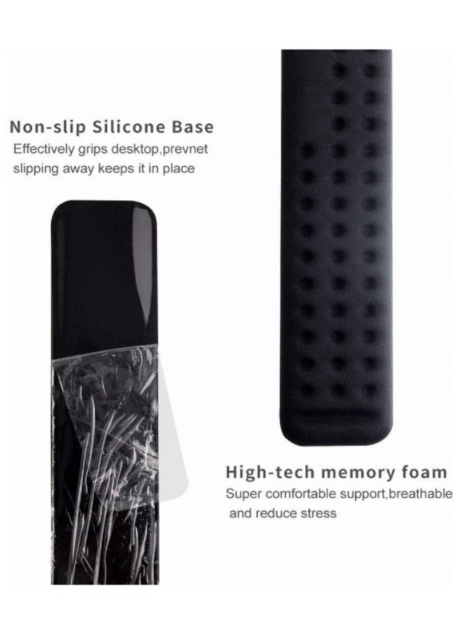 Memory Foam Keyboard and Mouse Wrist Rest Pad, Ergonomic Keyboard Wrist Rest, Wrist Support Pad, Keyboard Support, Pain Relief Easy Typing for Desktop Computer, Home, Office and Laptop - Image 3