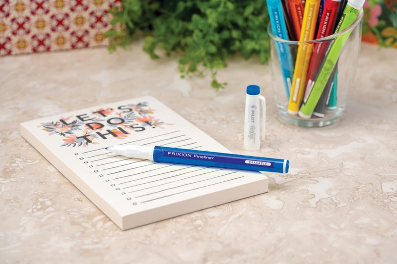 Pilot, FriXion Fineliner Erasable Marker Pens, Fine Point 0.7 mm, Pack of 12, Blue - Image 4