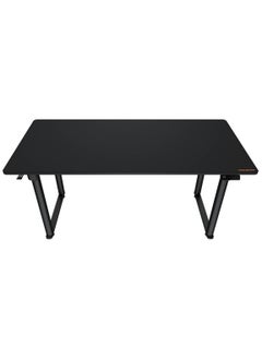 Cougar E-GRAV 160 Electric Height Adjustable Gaming Desk – 1600x750mm Carbon Fiber Surface, Dual Motor Lift (730–1180mm), 120kg Capacity, Full-Surface Mousepad, Cable Management Tray, Headset Hook, Safety Shields, Black | 3MGRV4WB.0001  - Image 1