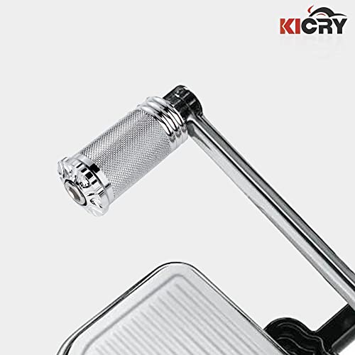KICRY Motorcycle Shifter Peg Shift Lever Black/Chrome CNC Billet Foot Pegs Compatible with Harley Davidson Sportster Touring Softail Street Glide Road Dyna (Chrome-A,1pc) - Image 5