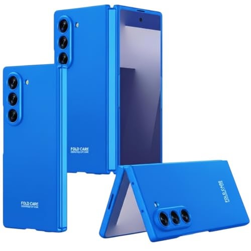 Tech Trendz TechTrendz Hard PC Ultra Slim Matte Case for Samsung Galaxy Z Fold 7,Shockproof Anti Scratch Protective Cover with Wireless Charging Compatible with Z Fold 7 5G (Blue) - Image 1