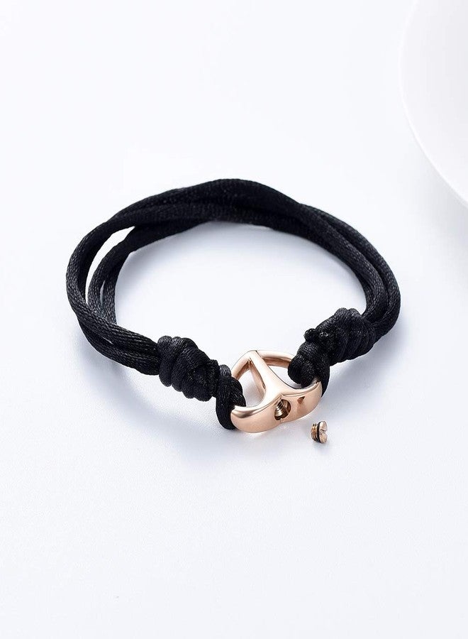 Minicremation Heart Cremation Bracelet for Ashes Adjustable Memorial Urn Bangle for Ashes of Loved One Keepsake Cremation Jewelry(Rose Gold) - Image 5