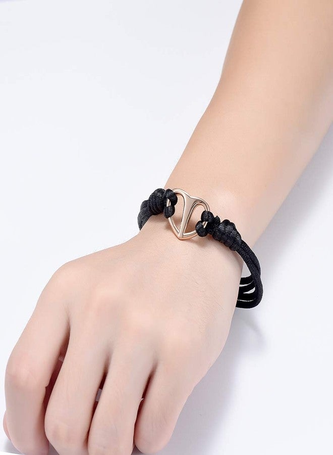 Minicremation Heart Cremation Bracelet for Ashes Adjustable Memorial Urn Bangle for Ashes of Loved One Keepsake Cremation Jewelry(Rose Gold) - Image 3