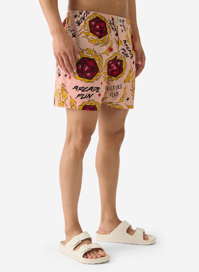 The Souled Store Men Graphic Print Cotton Boxer Shorts - Image 3