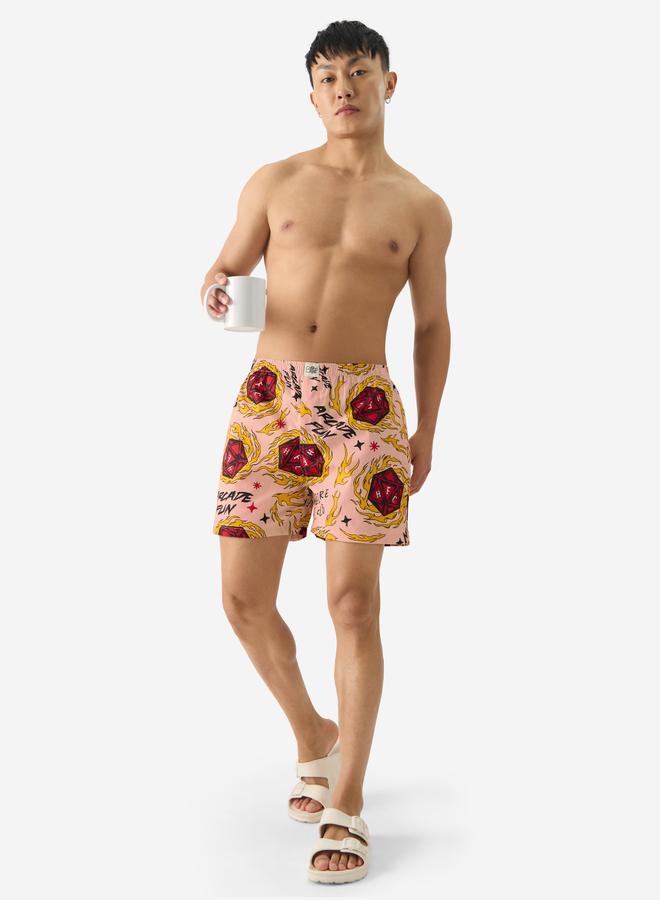 The Souled Store Men Graphic Print Cotton Boxer Shorts - Image 2