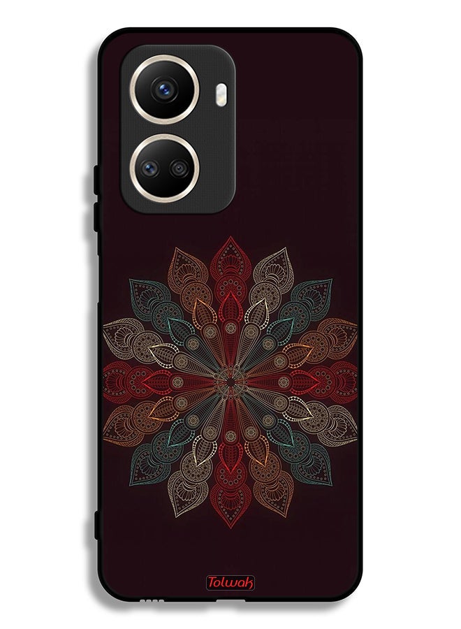 Tolwak Huawei nova 10 SE Protective Case Cover Mandala Flower Art - Image 2