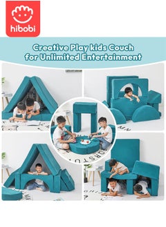 hibobi Children’s Modular Play Sofa | Transformable & Customizable | Multi-Functional & Safe Design | Skin-Friendly & Removable Cover | Enhances Creativity & Motor Skills  - Image 2