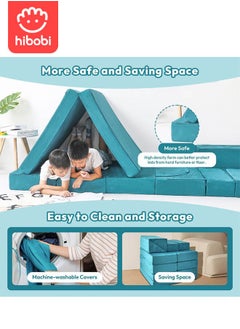 hibobi Children’s Modular Play Sofa | Transformable & Customizable | Multi-Functional & Safe Design | Skin-Friendly & Removable Cover | Enhances Creativity & Motor Skills  - Image 5