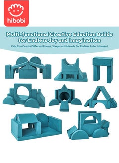 hibobi Children’s Modular Play Sofa | Transformable & Customizable | Multi-Functional & Safe Design | Skin-Friendly & Removable Cover | Enhances Creativity & Motor Skills  - Image 3