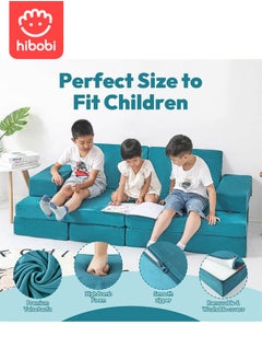 hibobi Children’s Modular Play Sofa | Transformable & Customizable | Multi-Functional & Safe Design | Skin-Friendly & Removable Cover | Enhances Creativity & Motor Skills  - Image 4