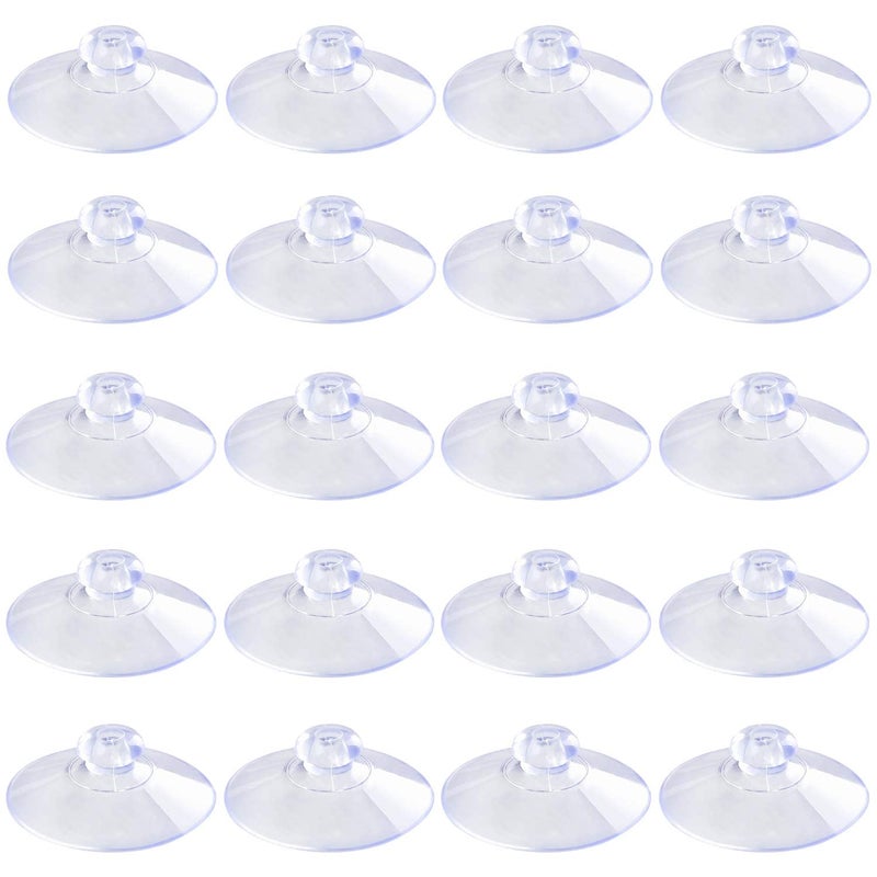 Pawfly 20 Pack Suction Cups 18 Inch Small Rubber Suction Cups for Home Kitchen Bathroom Organization Christmas Decoration Window