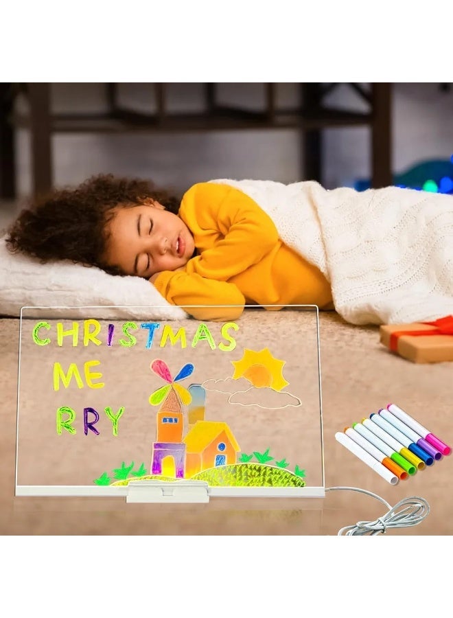 لوحة ألوان أكريليك شفافة LED للأطفال - Image 1